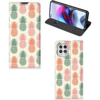 👉 Motorola Moto G100 Flip Style Cover Ananas 8720215661545