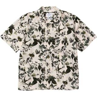 👉 Shirts korte mouw s male beige Carsten floral print short sleeves shirt 5711610060685
