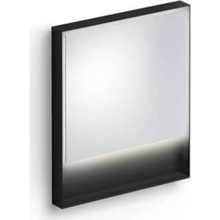 👉 Spiegel zwart mat Clou Look at Me 70x80cm LED-verlichting IP44 CL/08.08.070.21 8717462011520