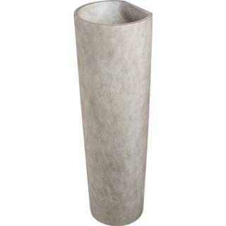 👉 Wastafel beige mat beton Ideavit Evo vrijstaand 28x24,5x90cm concrete 290297-D1