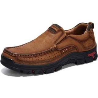 👉 Wandelschoenen bruin antislip active mannen Comfortabele en ademende set voeten Outdoor formele schoenen voor heren, schoenmaat: 40 (bruin)