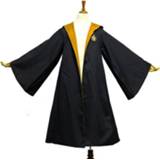 Mantel zwart geel s active mannen Losse Game Cosplay Gewaad (Kleur: Maat: S)