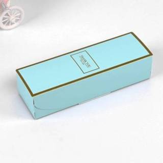 👉 Verpakking bruinen blauwe gouden active 30 stuks kleur lange geschenkdoos bakken verpakking, specificatie: rand