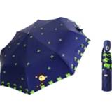 👉 Parasol marine vinyl active kinderen Creatieve schattige cartoon volautomatische opvouwbare paraplu (marine)