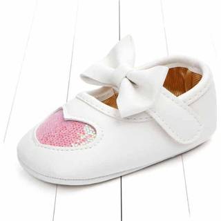 👉 Moccasins roze PU leer active baby's peuters Baby mocassins peuter eerste wandelaar prinses liefde boog zachte zolen schoenen (roze)