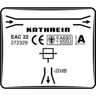👉 Kathrein EAC 22 Lasdoos voor satellietaansluiting 1-voudig