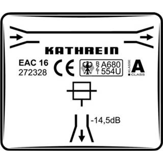 👉 Kathrein EAC 16 Lasdoos voor satellietaansluiting 1-voudig