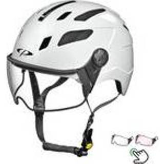 👉 Helm active wit CP Chimayo+ - Trendy Pedelec / E-bike Kies je Vizier Helder of Meekleurend