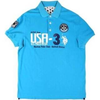 👉 Poloshirt m male blauw Polo shirt 1630121233552