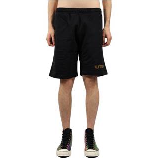 👉 Bermuda XL male zwart skeleton in felpa