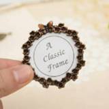 👉 Fotolijst metalen active 2 STUKS Creatieve vintage (vlinder rond)