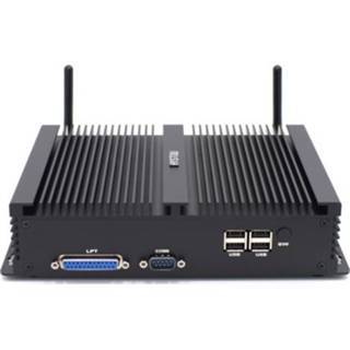 👉 Processor zwart active HYSTOU H4-I5-8250U Fanless Mini Industry PC Intel Core i5-8250U Quad tot 1,6 GHz, RAM: 8G, ROM: 256G, ondersteuning voor Win 7/8/10 / Linux (zwart)