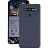 👉 Batterij zwart LG active Originele achterkant met cameralensafdekking voor Q70 / LM-Q620WA LM-Q620VAB LM-Q730N (zwart)
