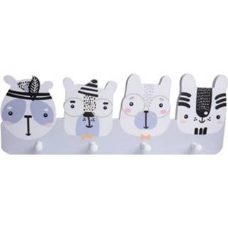 Kapstok grijze active Creatieve decoratieve cartoon dier hanger gratis ponsen (grijze animais)