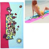 👉 Strandlaken active meisjes Zomer Absorberende Microfiber Badhanddoeken Volwassen Sneldrogend Camping Grote Zwemmen Douche Yoga Sport Handdoeken (Sunny Girl)