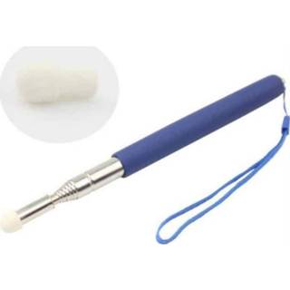 👉 Whiteboard blauw active F12 roestvrijstalen elektronisch Teaching Touch Pointer Pen met 12 mm paddestoelkop (blauw)