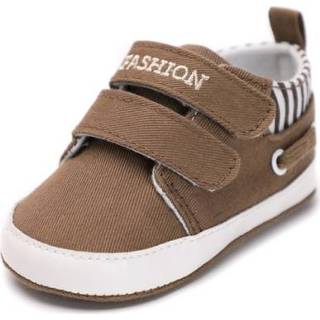 👉 Babyschoenen bruin canvas active baby's Baby Zool Zacht stevige schoenen (bruin)