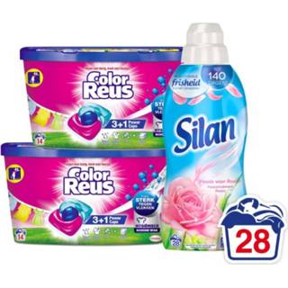 👉 Wasverzachter active Color Reus Power Caps Wasmiddelcapsules&Silan Voordeel Pakket 7434942897894