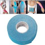 👉 Verband blauw active Waterdichte kinesiologietape Sportspieren Verzorging Therapeutisch verband, afmeting: 5m (L) x 2,5cm (W) (blauw)