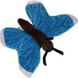 👉 Vlinder knuffel kinderen blauwe knuffels 21 cm