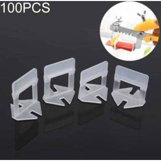 👉 Vloertegel active 100 STKS 2.0mm Tegel Leveling Systeem Clips Kit Muur Spacer Betegelen Tool voor Bestrating Locator OG6480