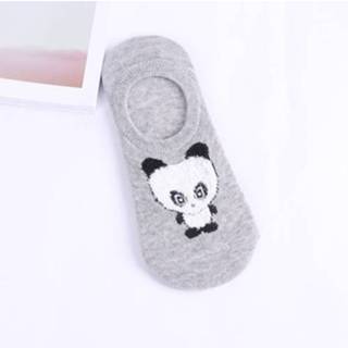 Sock grijs silicone active meisjes Kitten Cartoon Pattern Girls Boat Socks zweetabsorberende ademende katoenen sokken (grijs)