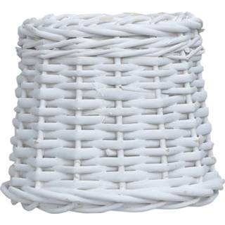 Lampenkap active wit 25x17 cm wicker 8719883823973