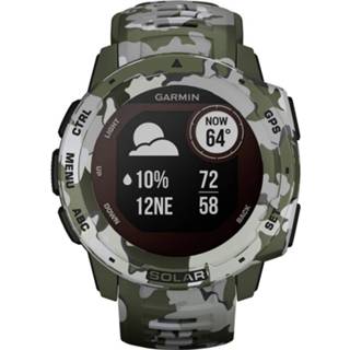👉 Garmin Instinct Solar Camo Smartwatch 45 mm Camouflage groen
