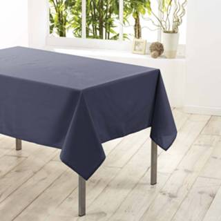 👉 Tafel kleed polyester active blauw Donkerblauw tafelkleed van 140 x 200 cm