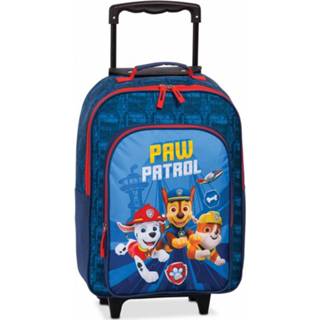 👉 Trolley blauw polyester Paw Patrol Squad 42 X 32 16/21 Cm - 4002282191540