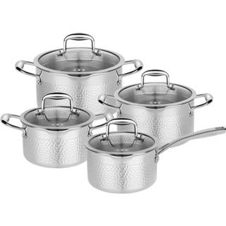👉 RVS zilver zilverkleurig Sola Kookpannenset Noma - 4-delig 8720349502950