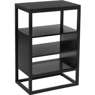 👉 Boekenkast grijs Kast - 4 Planken Opbergkast Industrieel 55x35x85 Donkergrijs 8718657958514