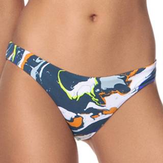👉 Bikini broekje vrouwen XL beige blauw bruin Maaji - Women's Marble Blue Flirt Bikinibroekje maat XL, beige/bruin 7702781277390