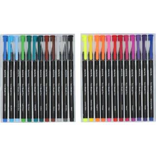 👉 Stift multikleur Mont Marte® Penseelstiften Set 24 Stuks - Gevulde Waterbrush Stiften 6013933288272