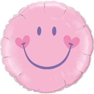 👉 Folieballon roze Folat Emoticon 46 Cm 71444899147