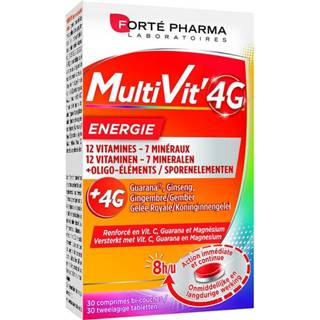 Active Forté Pharma Multivit' 4G Energie 30 Tabletten 3700221323212