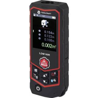 👉 TOOLCRAFT LDM 60 R Multi Laserafstandsmeter Bluetooth, Incl. laserwaterpas Meetbereik (max.) 60 m