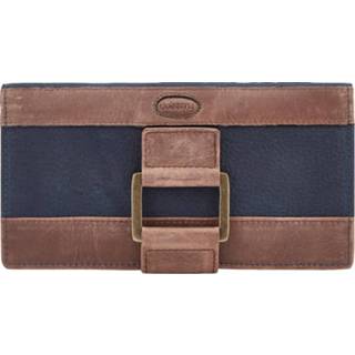 👉 Portemonnee nederlands bruin Dunbrody Navy/brown