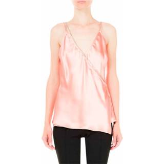👉 Vrouwen roze Top con Strass