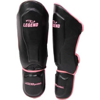 👉 Scheenbeschermers zwart roze XS vrouwen Legend Sports Best Dames Zwart/roze Maat 8719425185224