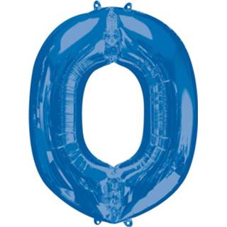 👉 Folieballon blauw Amscan Letter O 66 X 83 Cm 26635354295