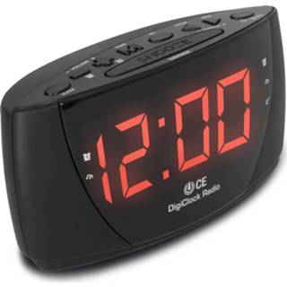 👉 Wekkerradio zwart Technisat Digiclock 4019588764903
