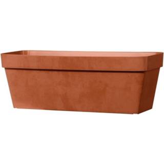 👉 Rechthoekige plantenbak oranje Deroma Like Corten - 49x17 Cm 191942025173