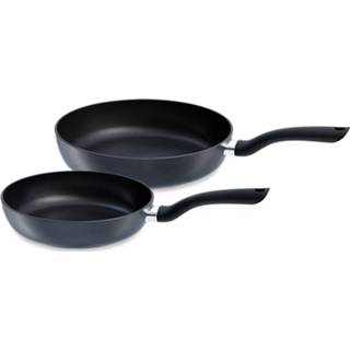 👉 Koekenpannenset aluminium zwart Fissler Cenit Induction - 24 En 28 Cm 4009209368283
