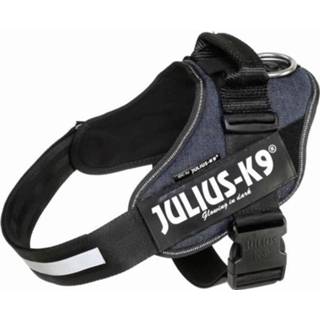 👉 Spijkerbroek blauw Julius K9 Power Harness Idc 1-l: 63-85 Cm - 50 Mm Jeans Voor Hond 5999053670436