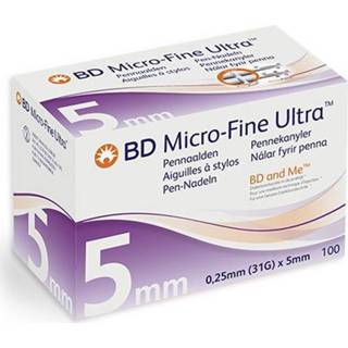 👉 Pennaald active BD Micro-Fine Ultra 5mm 31g Easyflow 100 Stuks