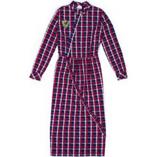 👉 Vrouwen blauw Robe-chemise