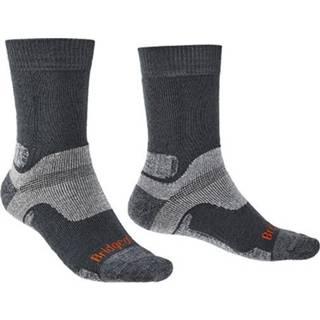 👉 Wandelsok l mannen zwart Bridgedale - Hike Midweight Merino Performance I Wandelsokken maat L, 610306136046