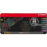 👉 Viltstift blik stuks potlodensets STABILO Pen 6808/8-32 metallic à 8 kleuren 4006381546386