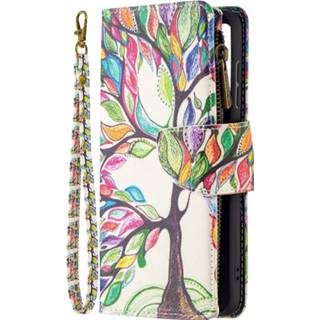 👉 Portemonnee meerkleurig FONU Wallet Hoesje Samsung Galaxy S21 FE (Fan - Edition) Magische Boom 8720598433180